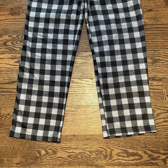 Batman Mens Pajama Pants Black Plaid, Pockets, Patches, Size Medium - Picture 3 of 7